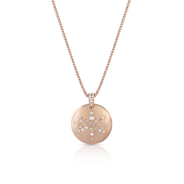 diamond butterfly fancy colors shield pendant necklace <span class='visuallyhidden'>Call, text 323-404-2959 for shopping help.</span>
